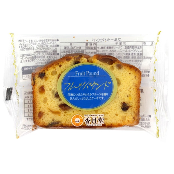 香月堂 フルーツパウンド 1個×6袋入×(2ケース)