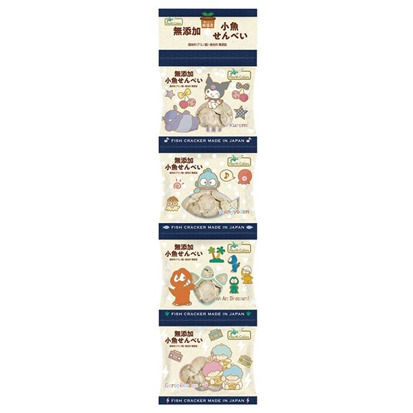 ノースカラーズ 純国産 無添加小魚せんべい(4連) 11g×4×12袋入