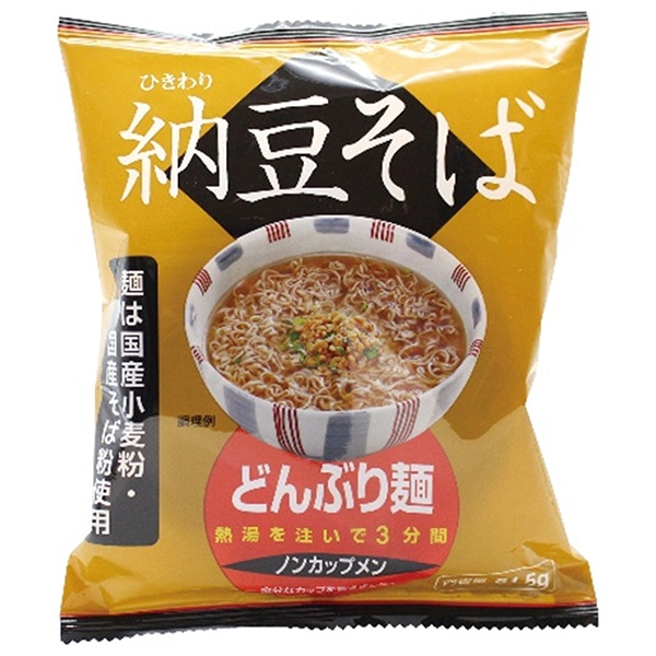 トーエー どんぶり麺・納豆そば 81.5g×24袋入