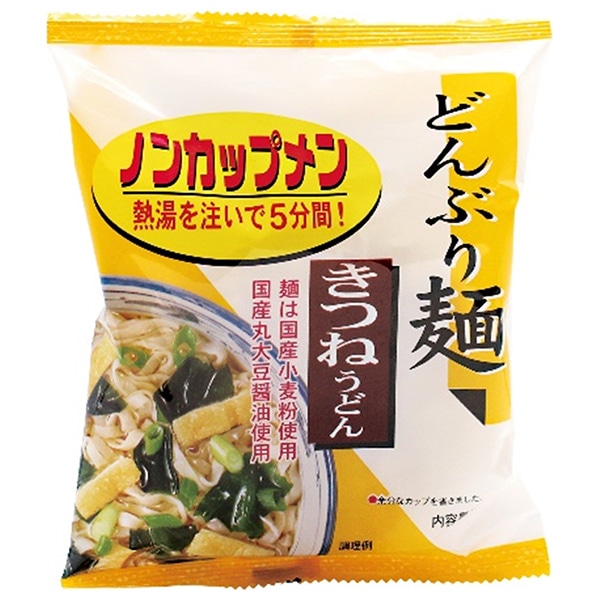 トーエー どんぶり麺・きつねうどん 77.3g×24袋入