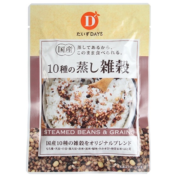 だいずデイズ 国産10種の蒸し雑穀 70g×10袋入×(2ケース)