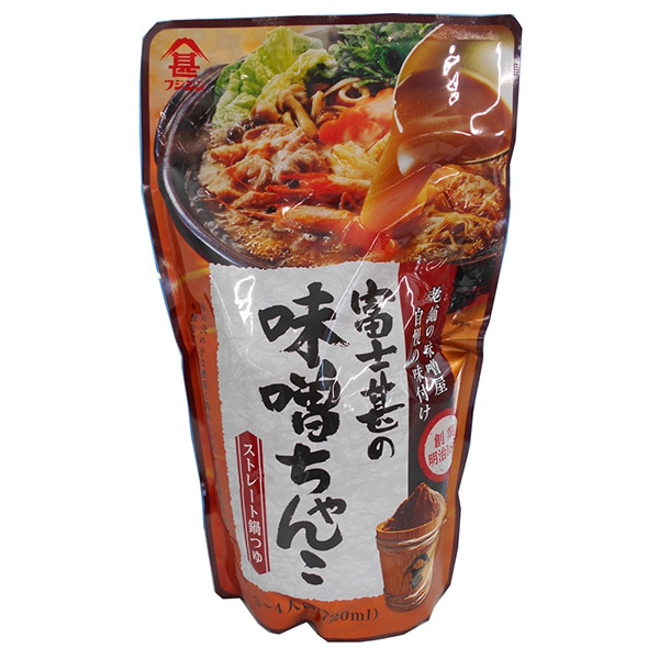 富士甚醤油 味噌ちゃんこ鍋つゆ ストレート 720ml×12袋入