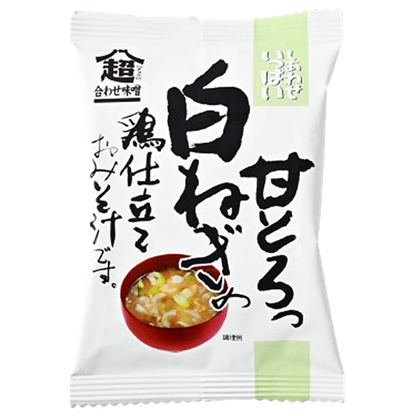 コスモス食品 しあわせいっぱい 白ねぎの鶏仕立ておみそ汁 10食×2箱入×(2ケース)