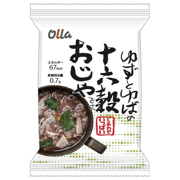 コスモス食品 しあわせいっぱい ゆずとゆばの十六穀おじや 4食×2箱入×(2ケース)