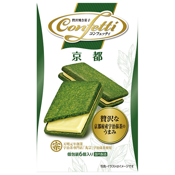 イトウ製菓 コンフェッティ 京都 6個×6箱入×(2ケース)