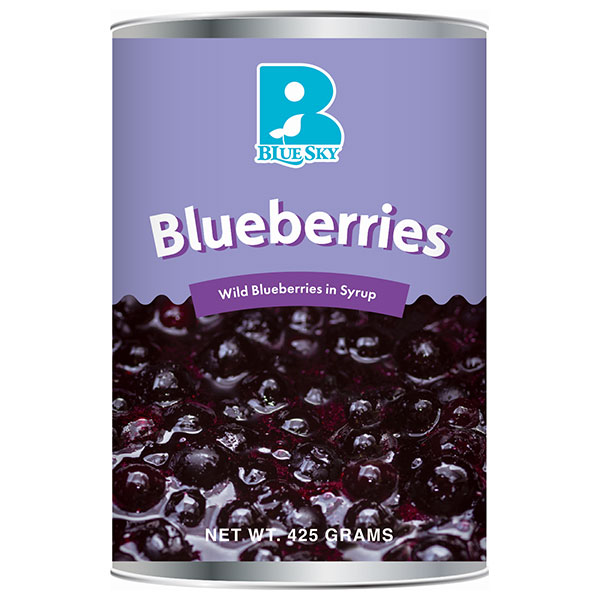 ブルースカイ ブルーベリー 4号缶 425g×12個入