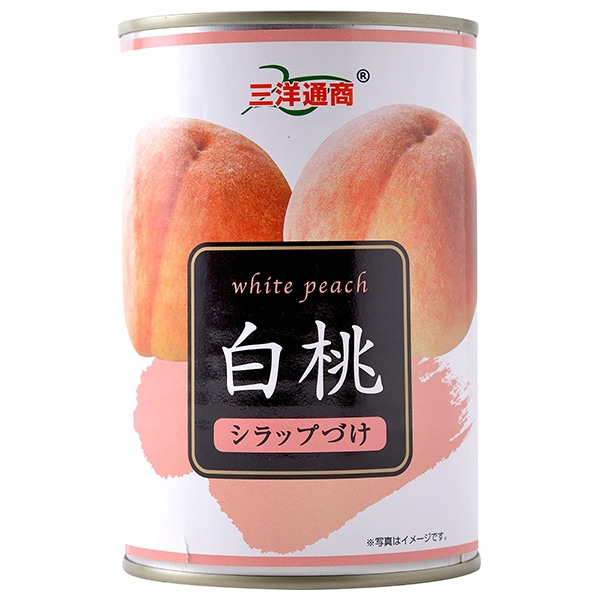 三洋通商 白桃 425g缶×24個入×(2ケース)