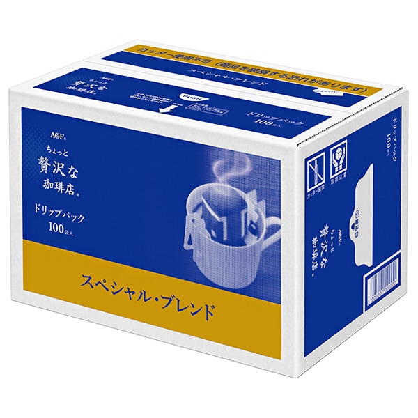 AGF ちょっと贅沢な珈琲店 レギュラー・コーヒー ドリップパック スペシャル・ブレンド 7g×100P×6箱入