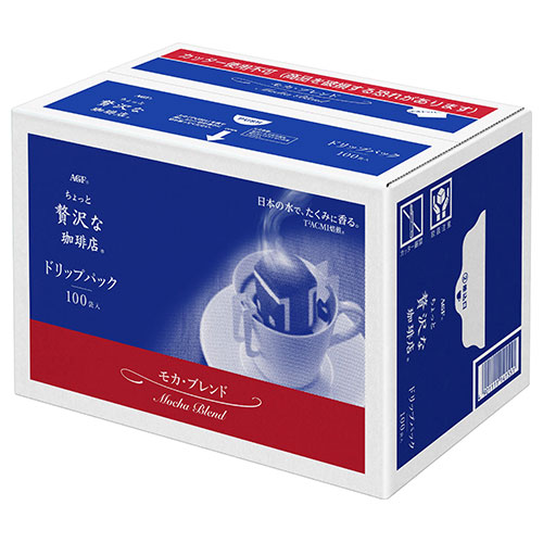 AGF ちょっと贅沢な珈琲店 レギュラー・コーヒー コーヒーバッグ モカ・ブレンド 7g×100P×6箱入