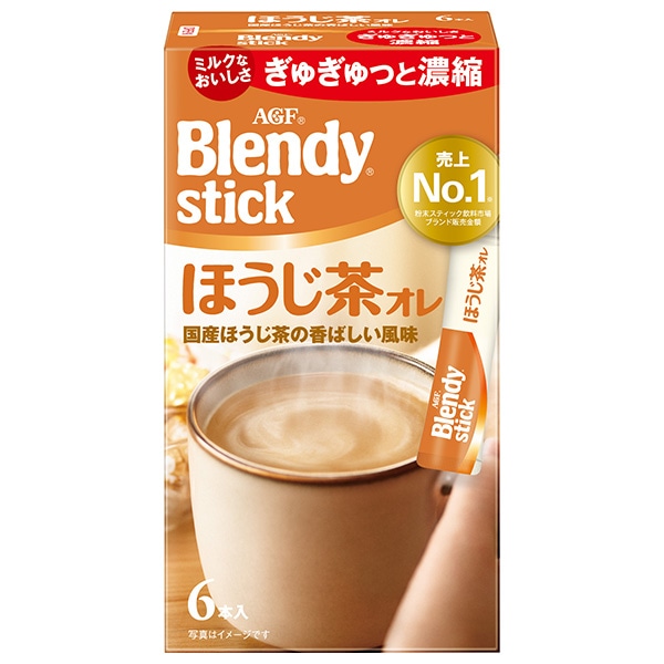 AGF ブレンディ スティック ほうじ茶オレ (9.7g×6本)×24箱入