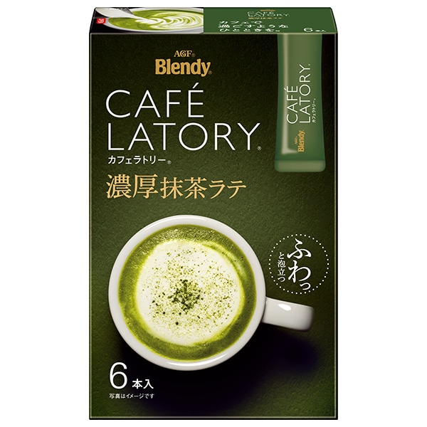 AGF ブレンディ カフェラトリー スティック 濃厚抹茶ラテ (11.5g×6本)×24箱入