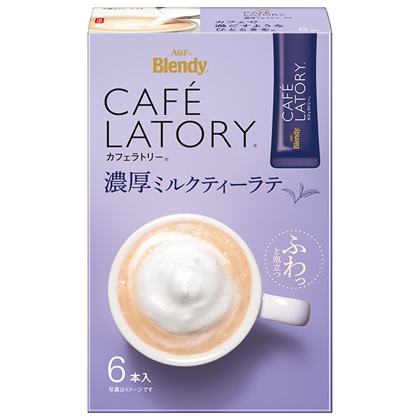 AGF ブレンディ カフェラトリー スティック 濃厚ミルクティーラテ (11g×6本)×24箱入