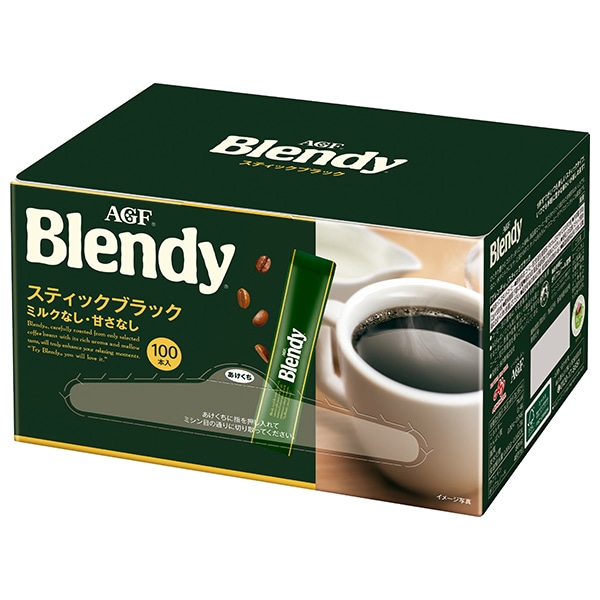 AGF ブレンディ スティックブラック (2g×100本)×6箱入