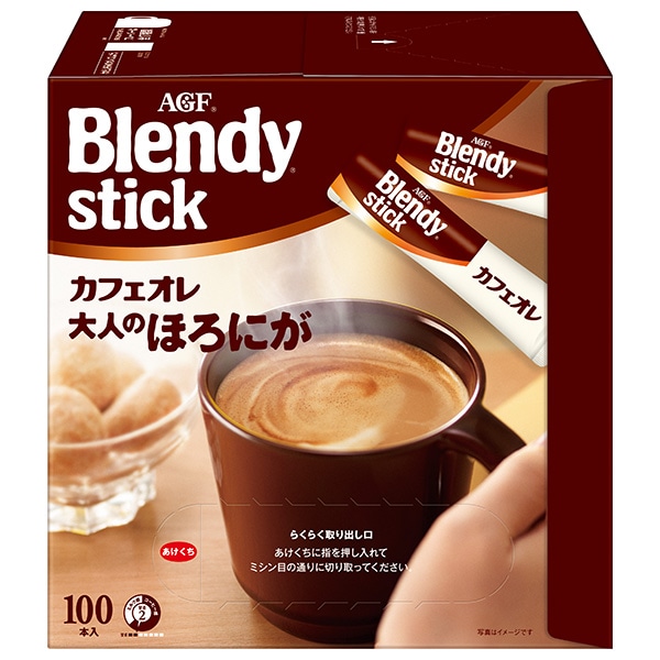 AGF ブレンディ スティック カフェオレ 大人のほろにが (8.0g×100本)×4箱入