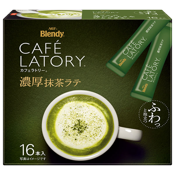 AGF ブレンディ カフェラトリー スティック 濃厚抹茶ラテ (11.5g×16本)×12箱入×(2ケース)