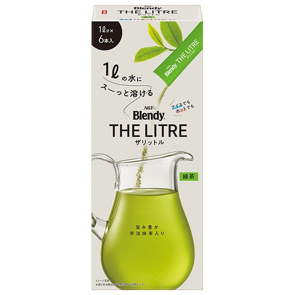AGF ブレンディ ザリットル 緑茶 (8g×6本)×24箱入×(2ケース)