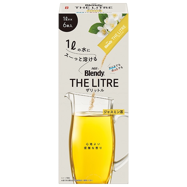 AGF ブレンディ ザリットル ジャスミン茶 (4.8g×6本)×24箱入×(2ケース)