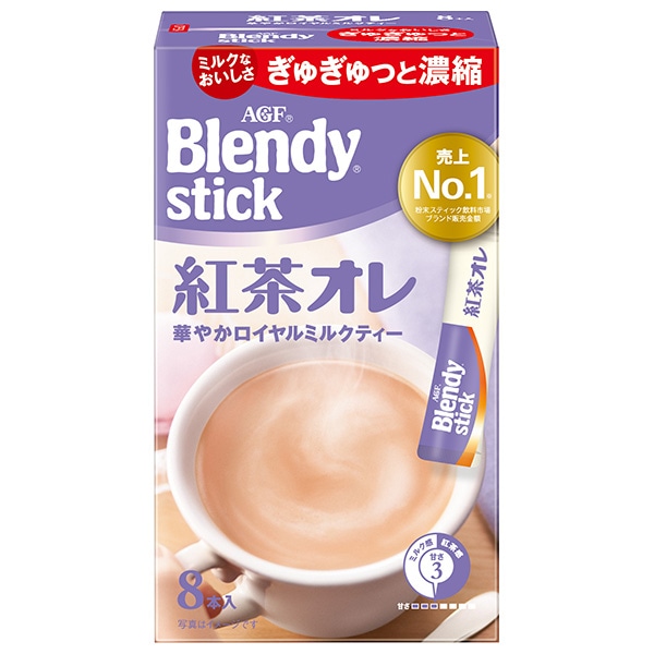 AGF ブレンディ スティック 紅茶オレ (9.5g×8本)×24箱入