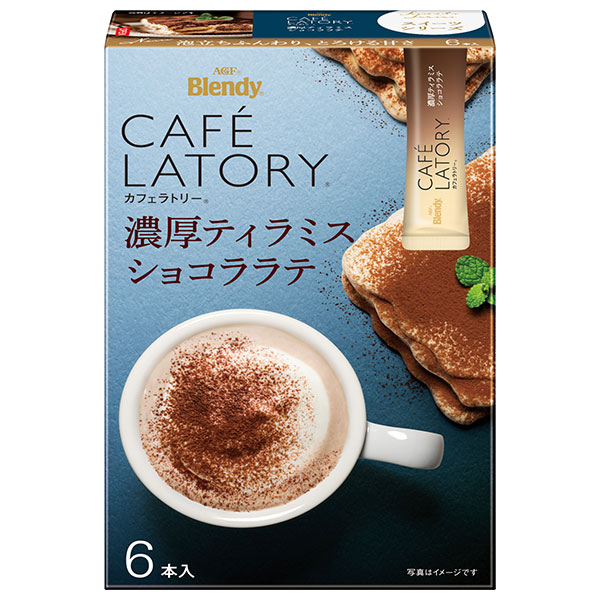 AGF ブレンディ カフェラトリー スティック 濃厚ティラミスショコララテ (11.3g×6本)×24箱入