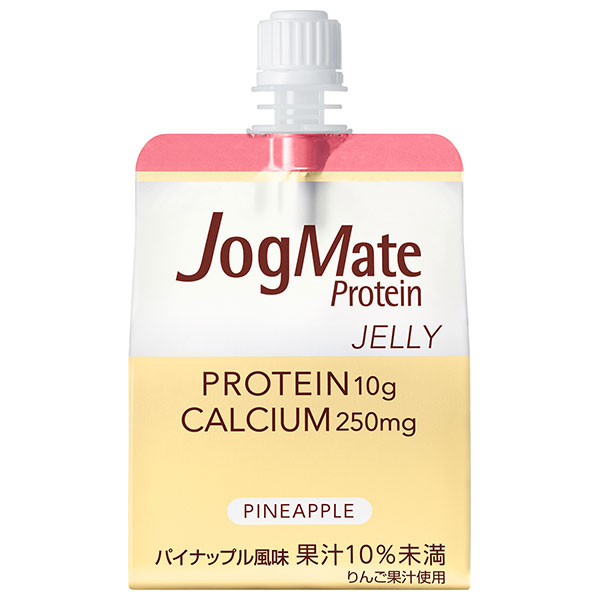 大塚製薬 ジョグメイト プロテインゼリー パイナップル味 180gパウチ×24本入