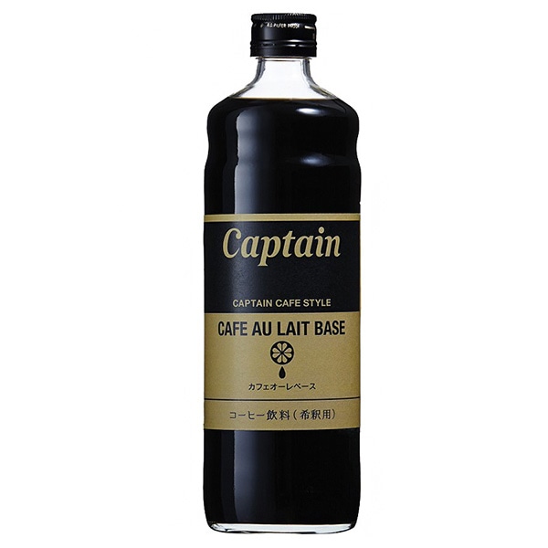 中村商店 キャプテン カフェオーレベース 600ml瓶×12本入