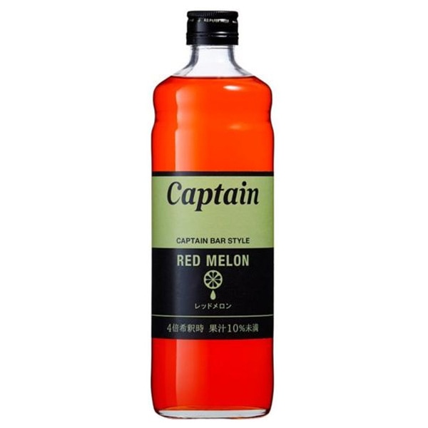 中村商店 キャプテン レッドメロン 600ml瓶×12本入×(2ケース)