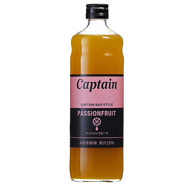 中村商店 キャプテン パッションフルーツ 600ml瓶×12本入×(2ケース)