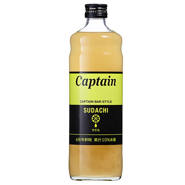 中村商店 キャプテン すだち 600ml瓶×12本入