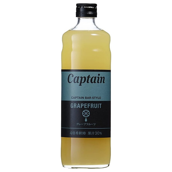 中村商店 キャプテン グレープフルーツ 600ml瓶×12本入×(2ケース)