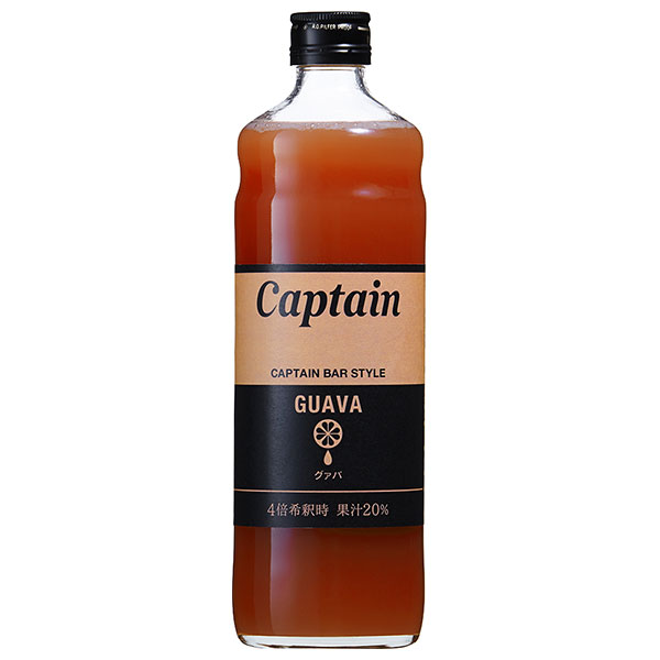 中村商店 キャプテン グァバ 600ml瓶×12本入×(2ケース)