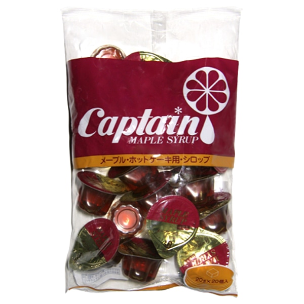 中村商店 キャプテン メープル ポーション 20g×20個×15袋入×(2ケース)
