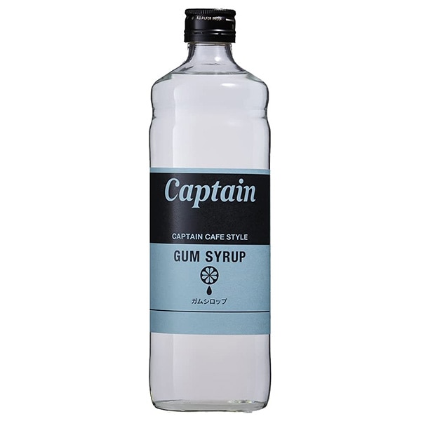 中村商店 キャプテン ガムシロップ 600ml瓶×12本入×(2ケース)