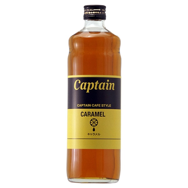 中村商店 キャプテン カフェスタイルキャラメルシロップ 600ml瓶×12本入