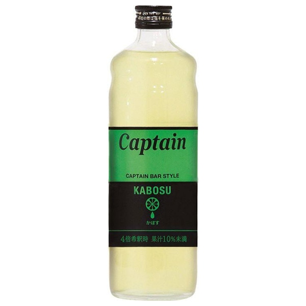 中村商店 キャプテン かぼす 600ml瓶×12本入