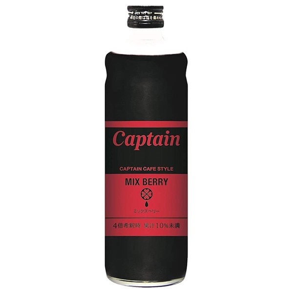 中村商店 キャプテン カフェスタイルミックスベリー 600ml瓶×12本入