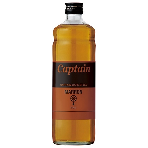 中村商店 キャプテン カフェスタイルマロンシロップ 600ml瓶×12本入