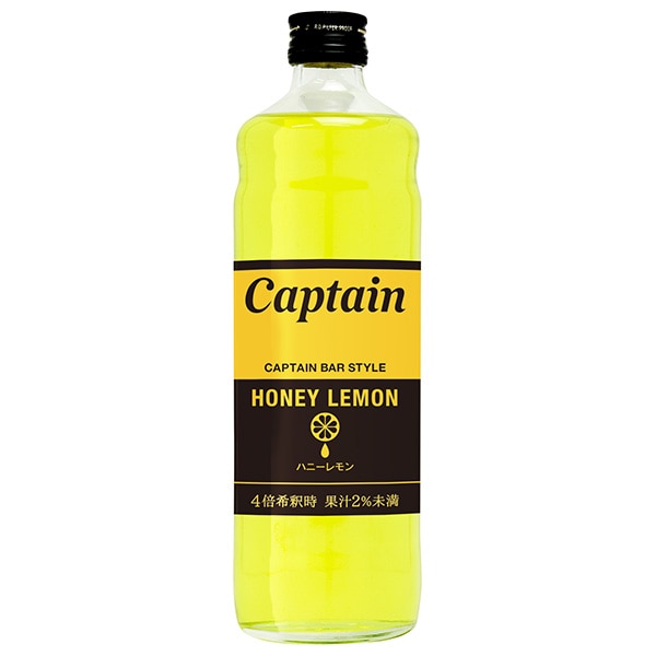 中村商店 キャプテン ハニーレモン 600ml瓶×12本入