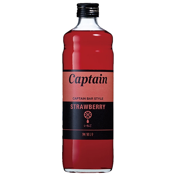 中村商店 キャプテン いちご 600ml瓶×12本入×(2ケース)