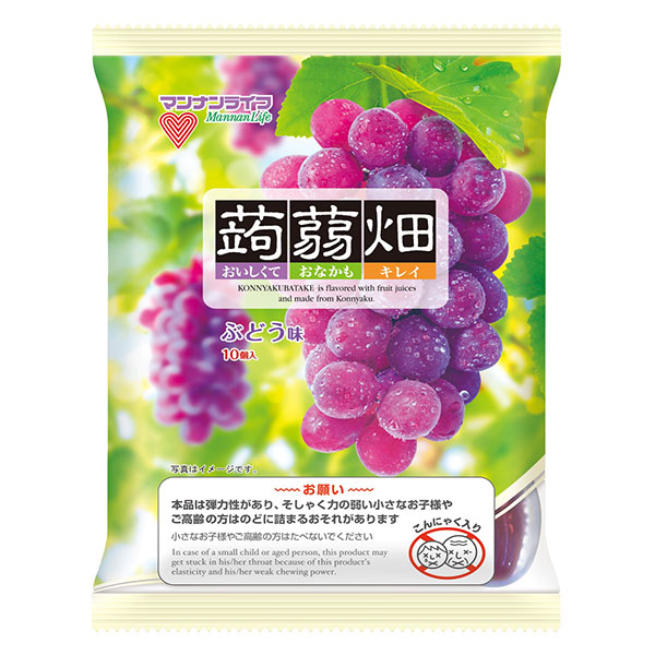 マンナンライフ 蒟蒻畑 ぶどう味 (25g×10個)×12袋入