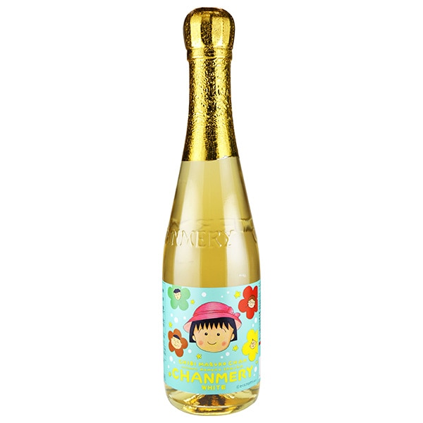 木村飲料 ちびまる子ちゃんシャンメリー ホワイト 360ml瓶×12本入×(2ケース)