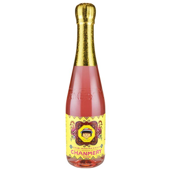 木村飲料 ちびまる子ちゃんシャンメリー ロゼ 360ml瓶×12本入