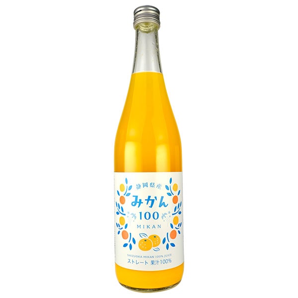 木村飲料 みかん100(ストレート) 720ml瓶×6本入