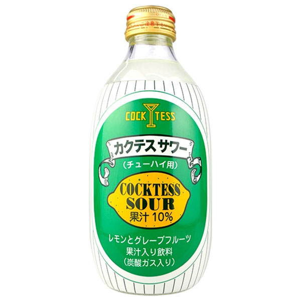 木村飲料 カクテス レモン&グレープフルーツサワー 300ml瓶×24本入×(2ケース)
