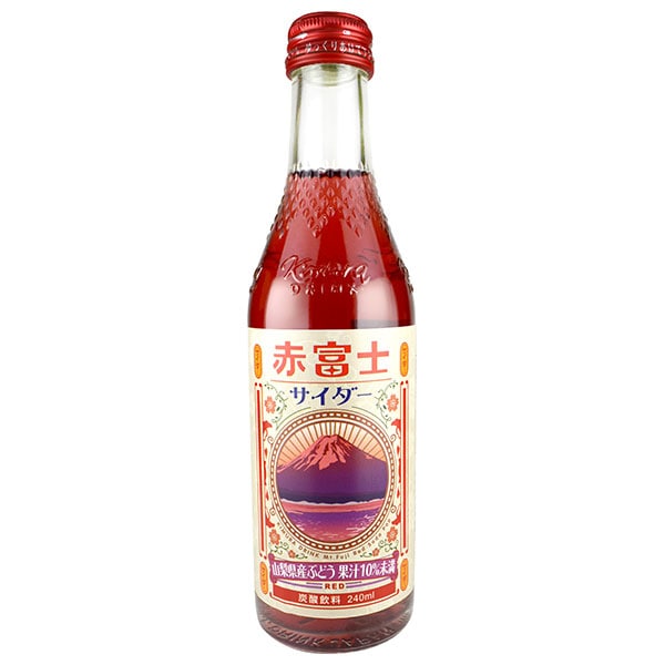 木村飲料 赤富士サイダー 240ml瓶×20本入×(2ケース)