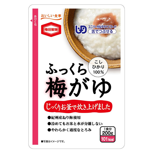 亀田製菓 ふっくら梅がゆ 200gパウチ×24袋入