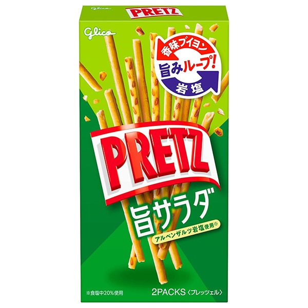 江崎グリコ PRETZ(プリッツ) 旨サラダ 64g×10個入×(2ケース)