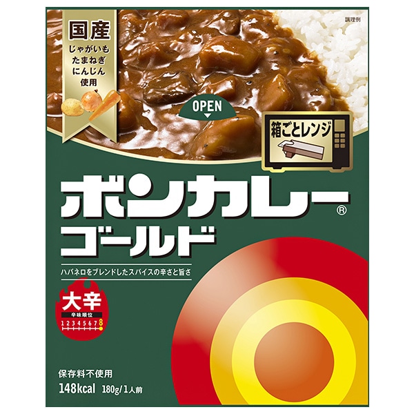 大塚食品 ボンカレーゴールド 大辛 180g×30個入×(2ケース)