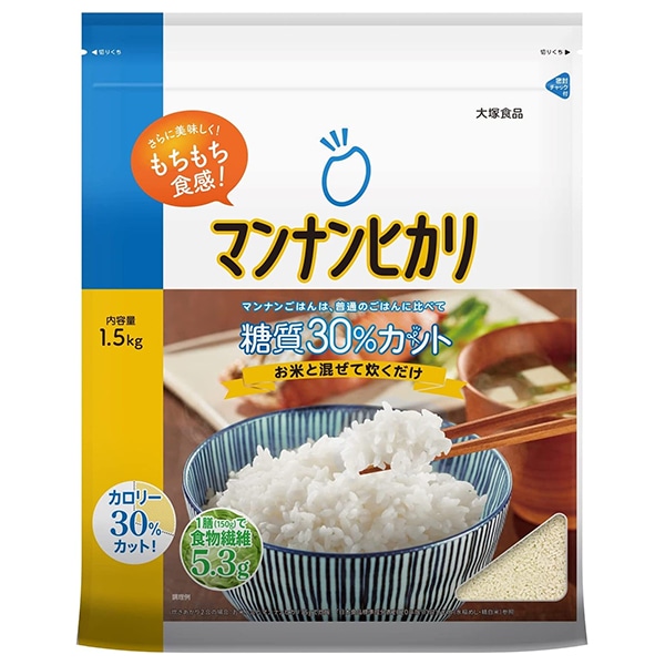 大塚食品 マンナンヒカリ 通販用 1.5kg×1袋入