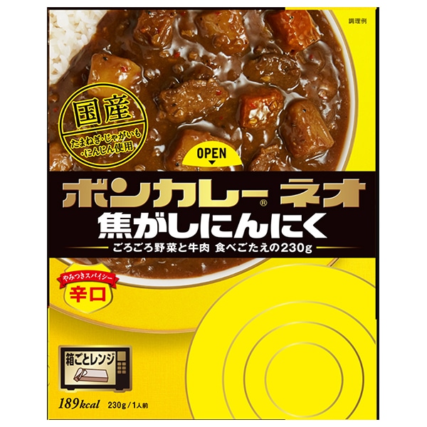大塚食品 ボンカレーネオ 焦がしにんにく やみつきスパイシー 辛口 200g×30個入