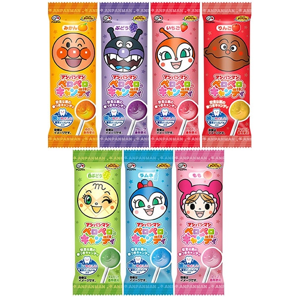 不二家 アンパンマンペロペロキャンディ 1本×25袋入×(2ケース)